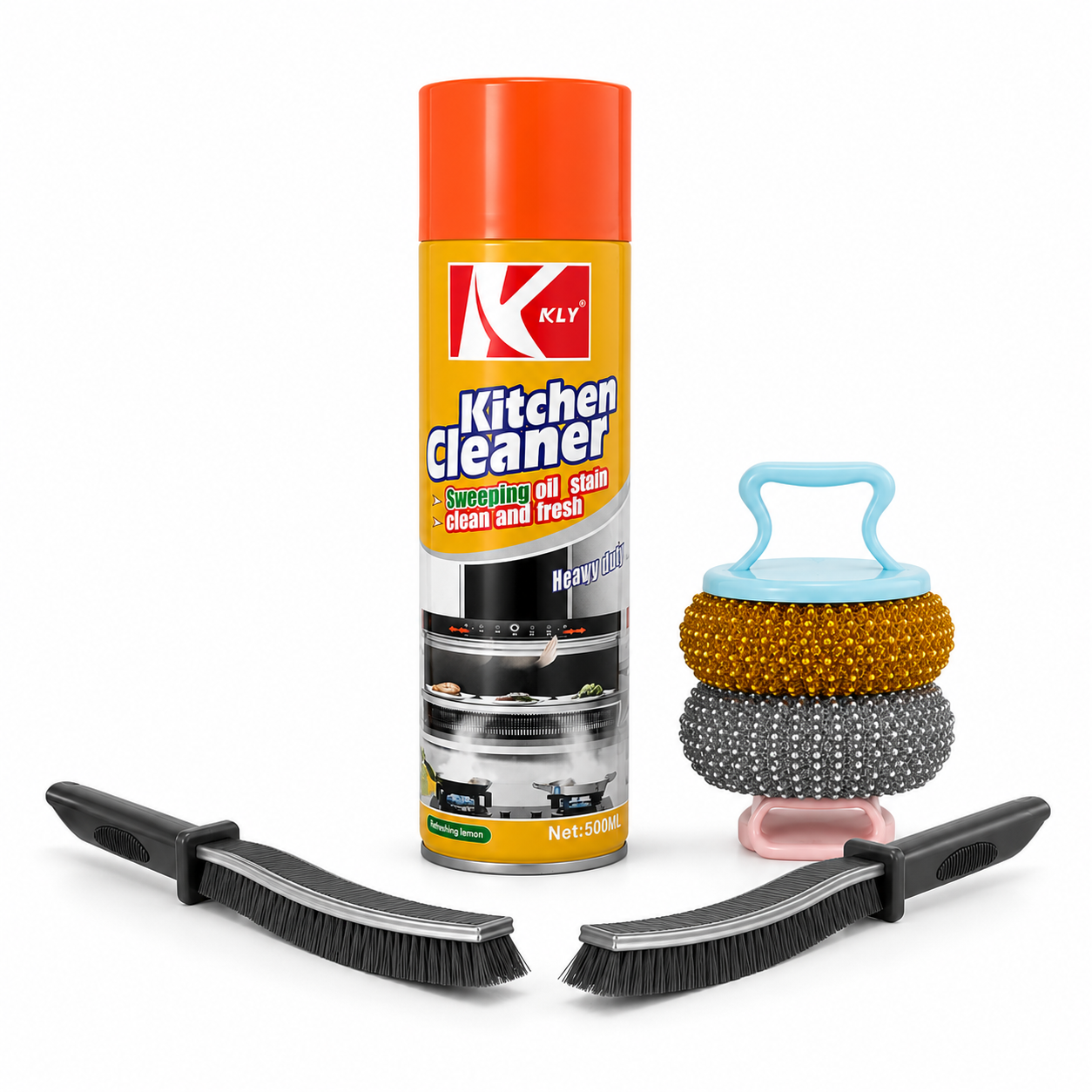 KitchenPro 3u1 Set za Dubinsko Čišćenje Kuhinje