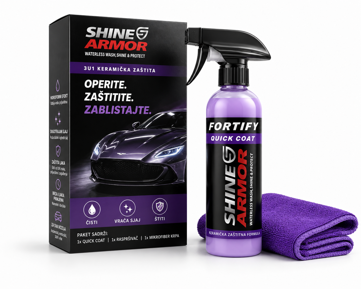 CeramiShield™ Quick Coat 3u1 Keramička Zaštita Vozila
